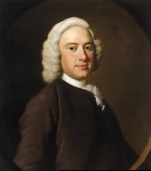 Portrait of a Gentleman by Thomas Hudson Oil Painting