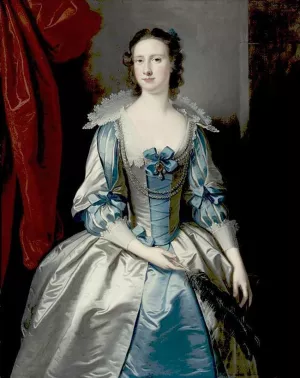 Portrait of a Lady by Thomas Hudson Oil Painting