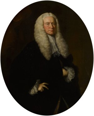 Portrait of Richard Eld, Master in Chancery by Thomas Hudson Oil Painting