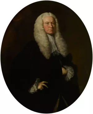 Portrait of Richard Eld, Master in Chancery by Thomas Hudson Oil Painting