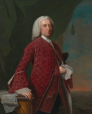 William Shirley by Thomas Hudson Oil Painting