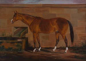 Portrait Of Lexington by Thomas J. Scott Oil Painting