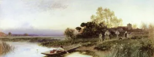 Returning Home by Thomas James Lloyd - Oil Painting Reproduction