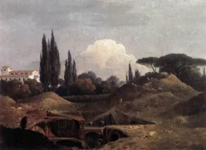 An Excavation by Thomas Jones Oil Painting
