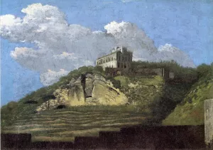 Scene Near Naples by Thomas Jones Oil Painting