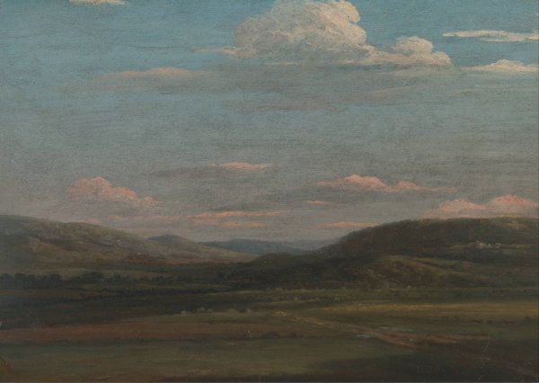 The Vale of Pencerrig by Thomas Jones - Hand-Painted Oil Painting Reproduction