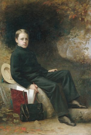 Amory Sibley Carhart by Thomas Le Clear Oil Painting