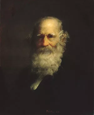 William Cullen Bryant by Thomas Le Clear - Oil Painting Reproduction