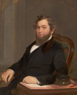 William George Fargo by Thomas Le Clear Oil Painting