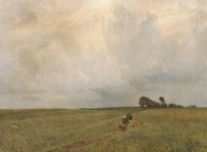Sturm und Regen by Thomas Leitner Oil Painting