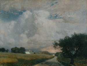 Wetterleuchten by Thomas Leitner Oil Painting