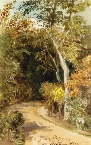 Study of Trees in South-West London by Thomas Lindsay - Oil Painting Reproduction