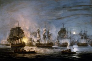 Battle of the Nile, August 1st 1798 at 10 pm