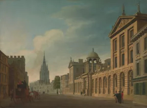 High Street, Oxford by Thomas Malton The Younger Oil Painting