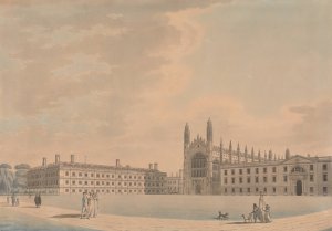 Kings College, the Chapel and Clare Hall in the University of Cambridge by Thomas Malton The Younger Oil Painting