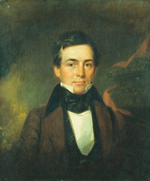 Stevens Thomson Mason by Thomas Mickell Burnham Oil Painting