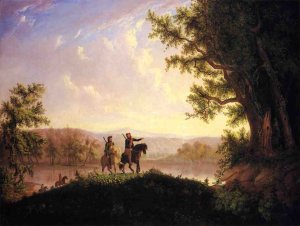 The Lewis and Clark Expedition by Thomas Mickell Burnham Oil Painting