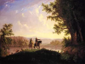 The Lewis and Clark Expedition by Thomas Mickell Burnham Oil Painting