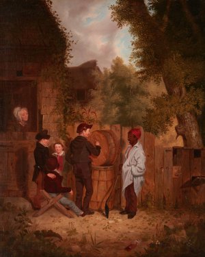 The Young Artist by Thomas Mickell Burnham Oil Painting