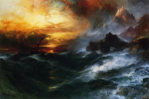 A Mountain of Loadstone painting by Thomas Moran