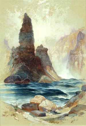 Above Tower Falls, Yellowstone by Thomas Moran Oil Painting