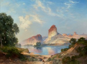 An Indian Paradise by Thomas Moran Oil Painting