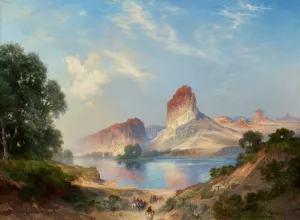 An Indian Paradise by Thomas Moran Oil Painting