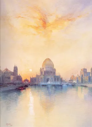 Chicago World's Fair by Thomas Moran Oil Painting