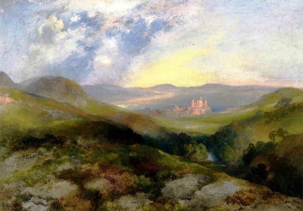 Main Product Photo of Conway Castle Painting by Thomas Moran