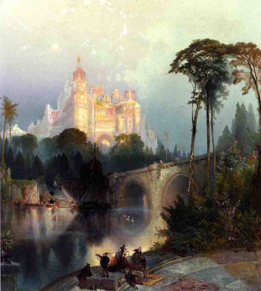 Main Product Photo of Fantastic Landscape Painting by Thomas Moran