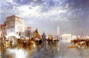 Glorious Venice by Thomas Moran Oil Painting