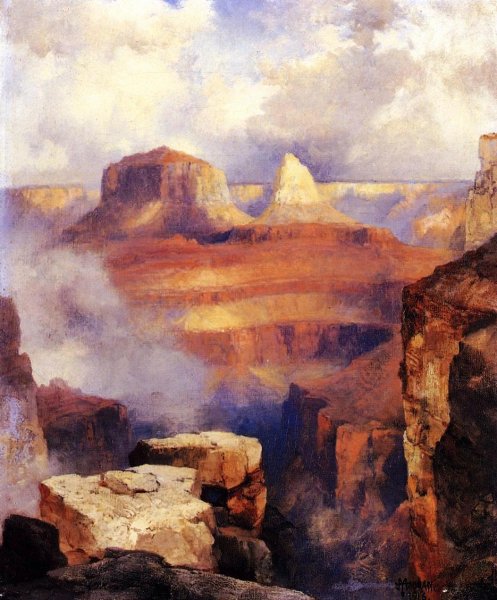 Grand Canyon by Thomas Moran - Hand-Painted Oil Painting Reproduction