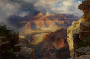 Grand Canyon, Arizona by Thomas Moran Oil Painting