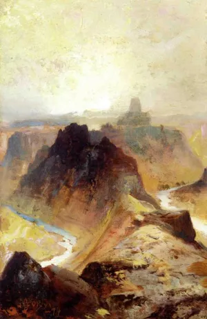 Grand Canyon, Utah by Thomas Moran Oil Painting