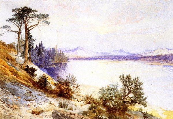 Main Product Photo of Head of the Yellowstone River Painting by Thomas Moran