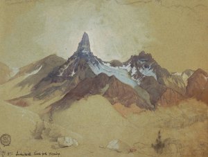 Index Peak, Clark's Fork, Wyoming by Thomas Moran Oil Painting