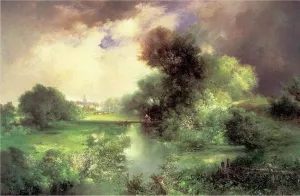 June, East Hampton painting by Thomas Moran