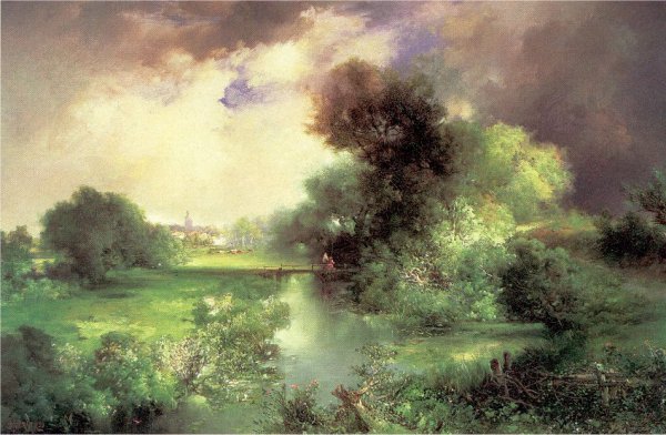 Main Product Photo of June, East Hampton Painting by Thomas Moran