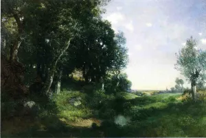 June - Easthampton painting by Thomas Moran