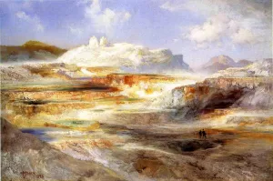 Jupiter Terrace, Yellowstone by Thomas Moran Oil Painting