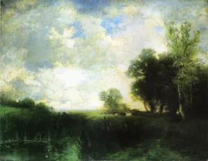 Lowery Day painting by Thomas Moran