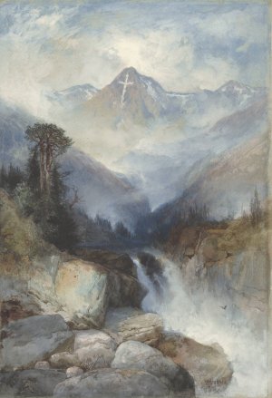 Mountain of the Holy Cross by Thomas Moran Oil Painting