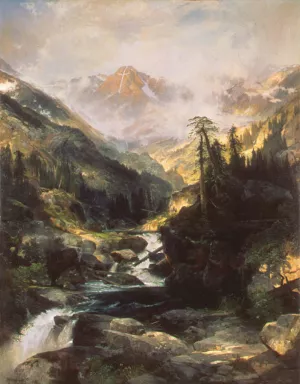 Mountain of the Holy Cross by Thomas Moran Oil Painting