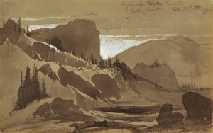 Near Meadow Creek, Utah by Thomas Moran Oil Painting