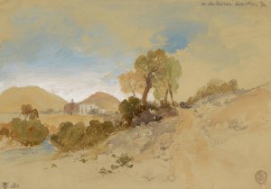 Near San Francisco, Mexico by Thomas Moran Oil Painting