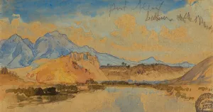 Port Neuf Canyon, Idaho by Thomas Moran Oil Painting