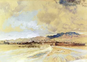 San Luis Postosi by Thomas Moran - Oil Painting Reproduction