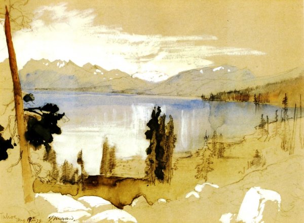 Main Product Photo of Tahoe Painting by Thomas Moran