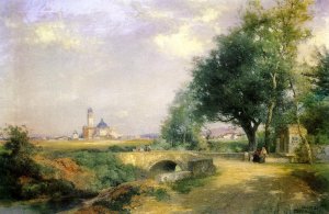 Teoloyucan, Mexico by Thomas Moran Oil Painting