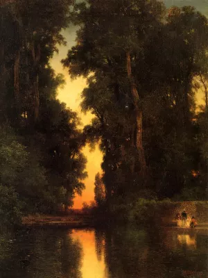 The Borda Gardens, Mexico painting by Thomas Moran